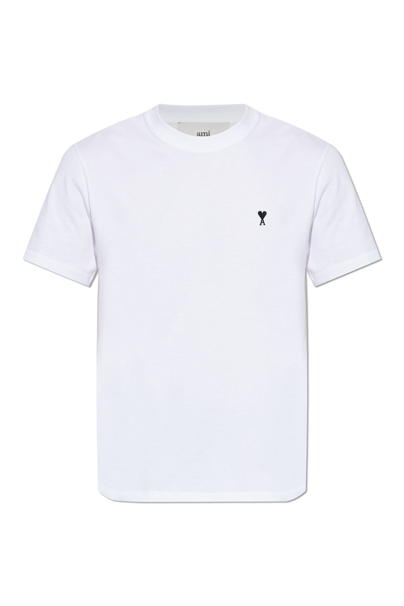 ami alexandre mattiussi ロゴTシャツ ホワイト White T-shirt with embroidered logo Ami Alexandre Mattiussi